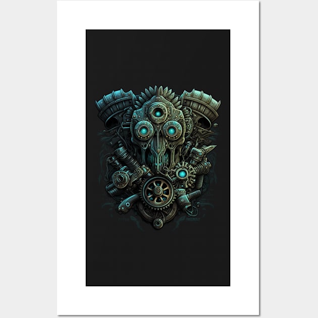 Weird Engine Wall Art by pxdg